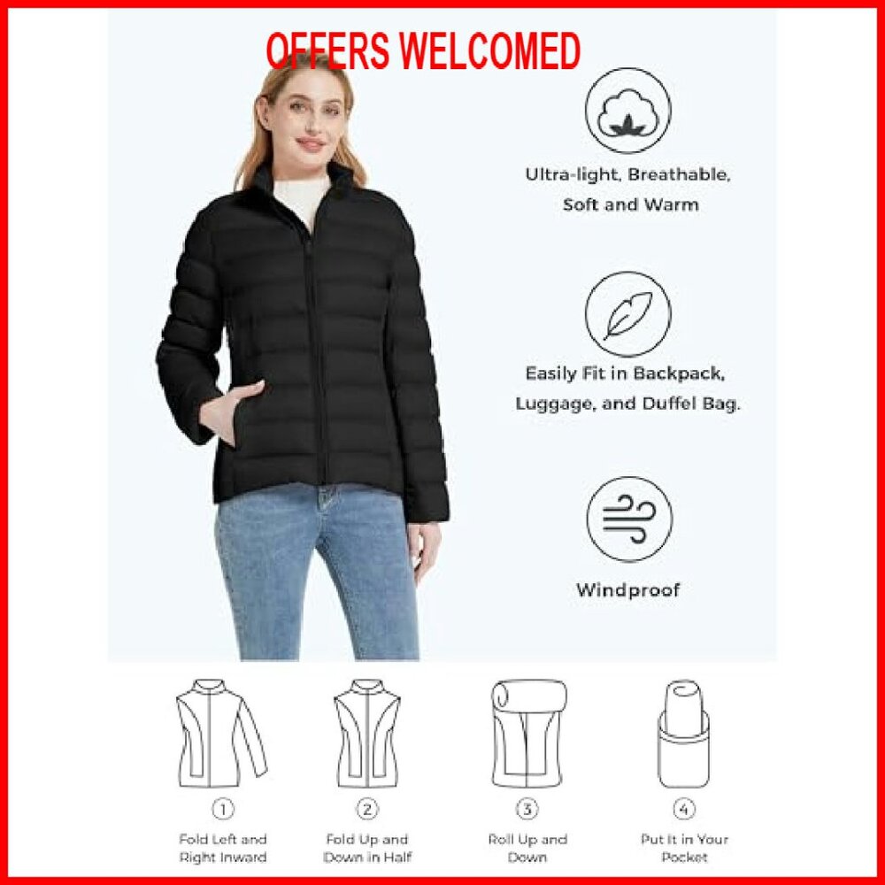 Women's Packable Puffer Jacket Windproof Lightwei… - image 3